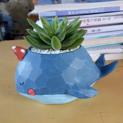 Cute Animals Flower Pots for Succulents Plants Dinosaur Elephant Animals Succulent Plant Bonsai Planter Flower Pots Planters