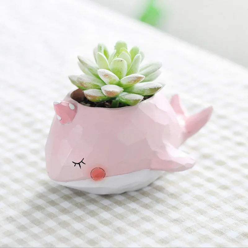 Cute Animals Flower Pots for Succulents Plants Dinosaur Elephant Animals Succulent Plant Bonsai Planter Flower Pots Planters