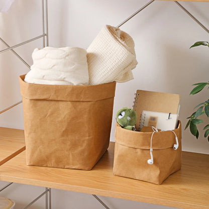 Succulents Planter Pot Washable Kraft Paper Flowerpot Creative Desktop Flower Pots Reuseable Multifunction Storage Bag