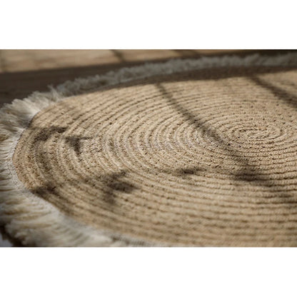 45cm Round Hand-woven Sand Scraping Door Entrance Welcome Mat Hallway Bath Nonslip Rug Dust Removal Carpet Wire Loop Footpad