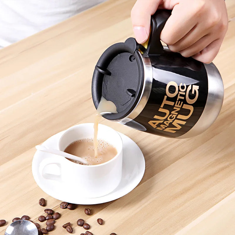 New Automatic Self Stirring Magnetic Mug Coffee Milk Mixing Cup Blender Lazy Smart Mixer Thermal Cup Creative Stainless Steel