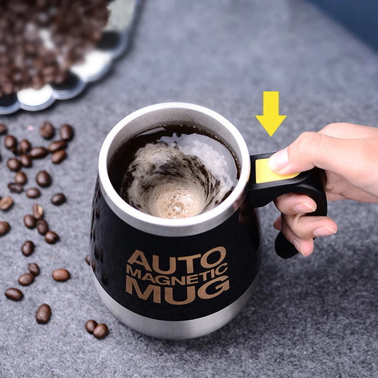 New Automatic Self Stirring Magnetic Mug Coffee Milk Mixing Cup Blender Lazy Smart Mixer Thermal Cup Creative Stainless Steel