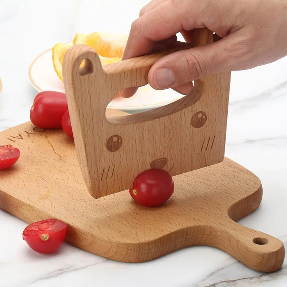 Wooden Kids Cutter Cute Shape Kitchen Tool