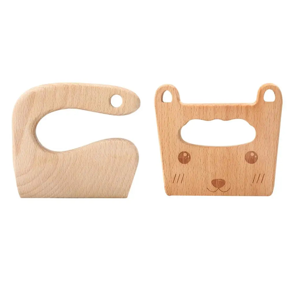 Wooden Kids Cutter Cute Shape Kitchen Tool