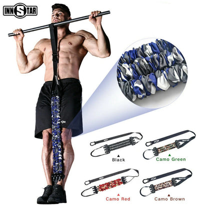 INNSTAR Pull-up Assist Band Elastic Chin Up Assistance Resistance Bands Home Gym Horizontal Bar Hanging Belt Arm Muscle Training