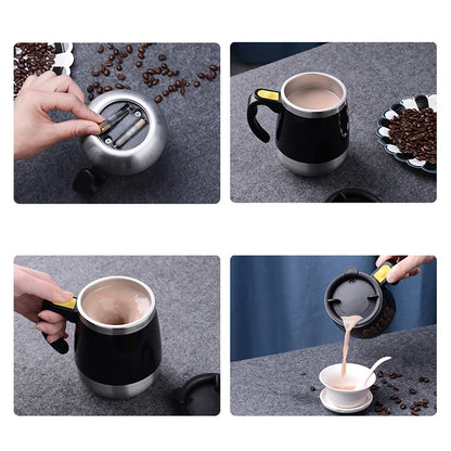 New Automatic Self Stirring Magnetic Mug Coffee Milk Mixing Cup Blender Lazy Smart Mixer Thermal Cup Creative Stainless Steel