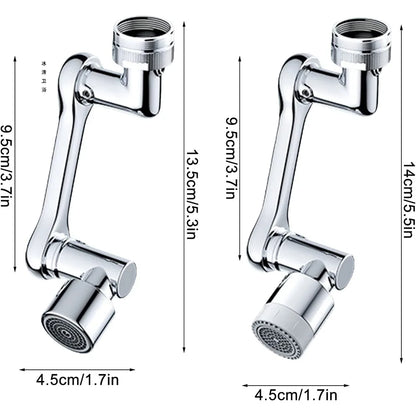 Rotatable Multifunctional Extension Faucet Aerator 1080 Degree