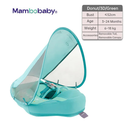 Mambobaby New Summer Baby No Inflatable Squash with Sunshade