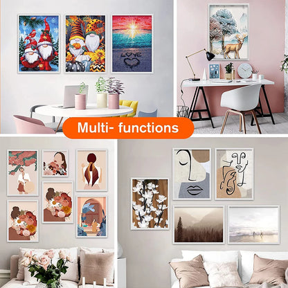 Magnetic Diamond Art Photo Frames 25/ 35*25cm Diamond-Painting Frames Wall Gallery Self-Adhesive Creative Living Room Home Deco