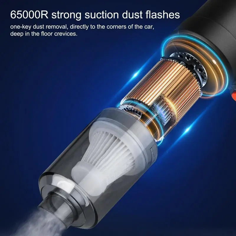 Vacuum Cleaner Strong Suction Wireless Cleaning Machine Robot Home Appliance Car Accessories Powerful Portable Cleaner for Car