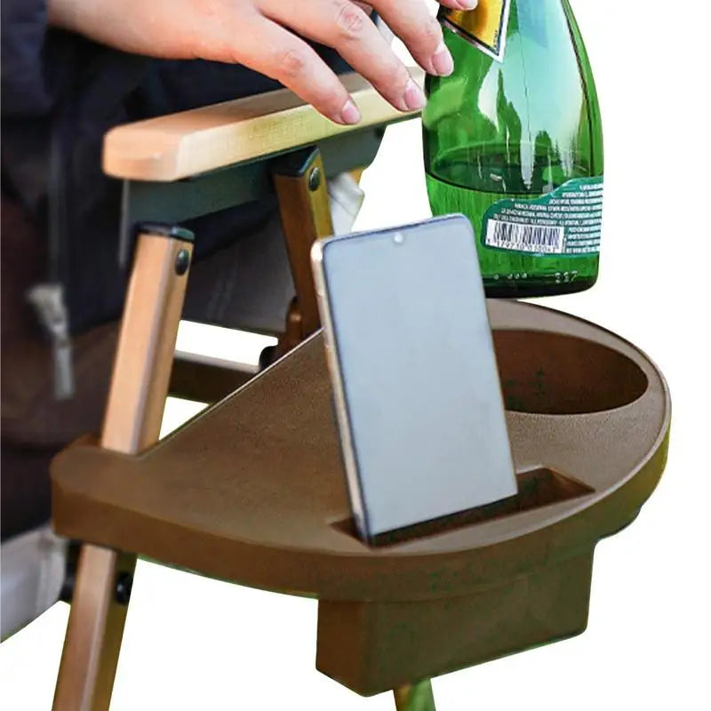 Reclining Chair Clip On Side Table Cup Drink Lounger Tray Clip Phone Holder For Outdoor Fishing Camping Beach Camping Equipment