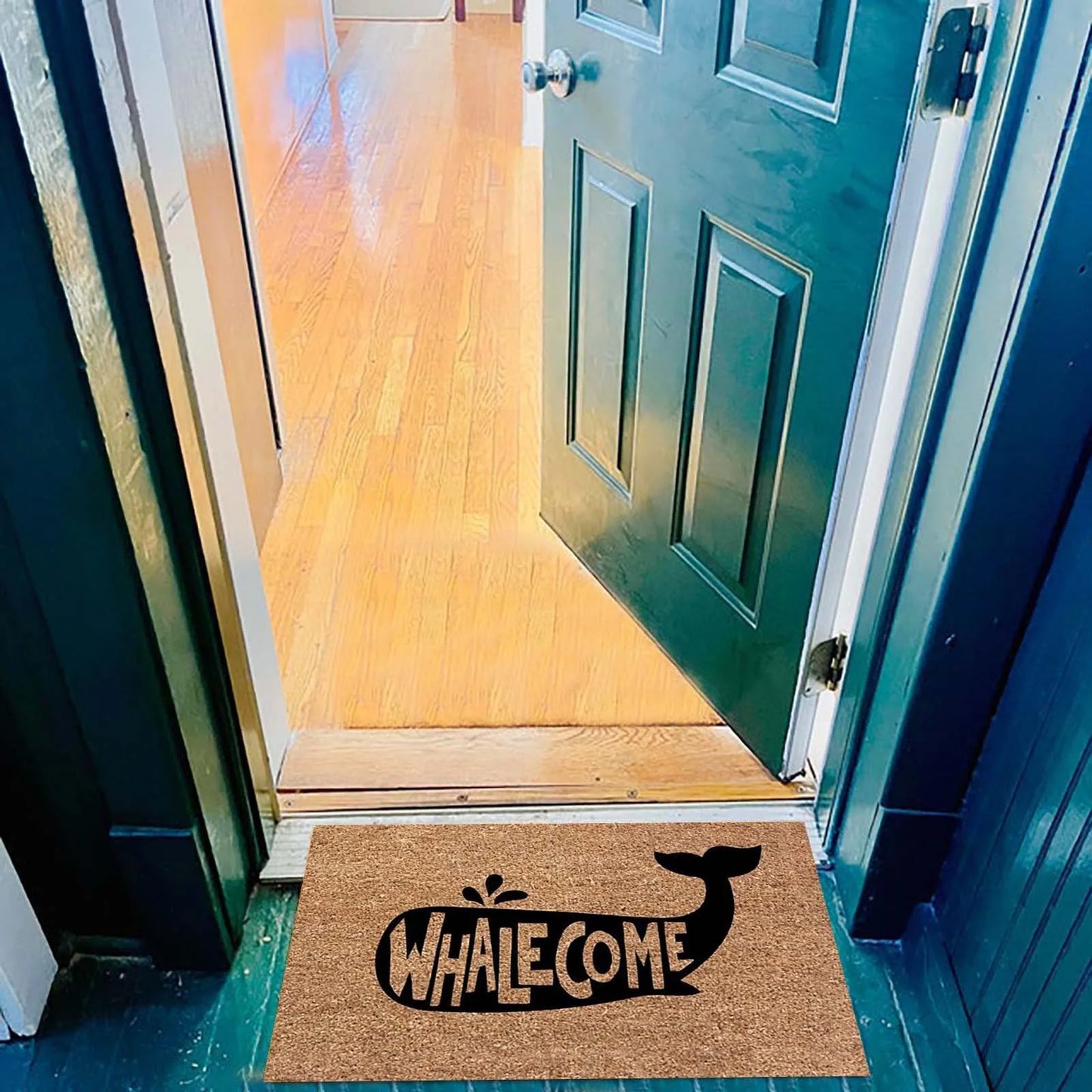 Whalecome Letters Door Mats Entrance Door Anti-Slip Living Room Hallway Floor Mats Kitchen Bathroom Rug Carpets Bedside Foot Mat