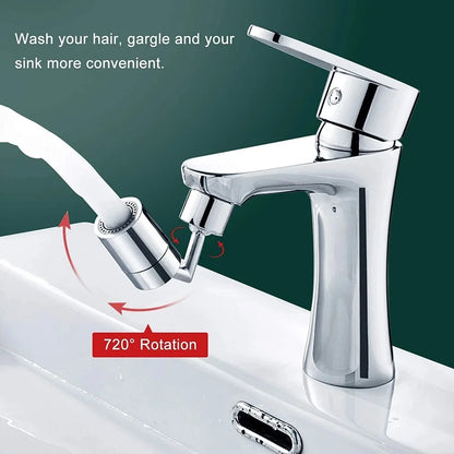 720°Universal Kitchen Faucet Anti-splash Aerator