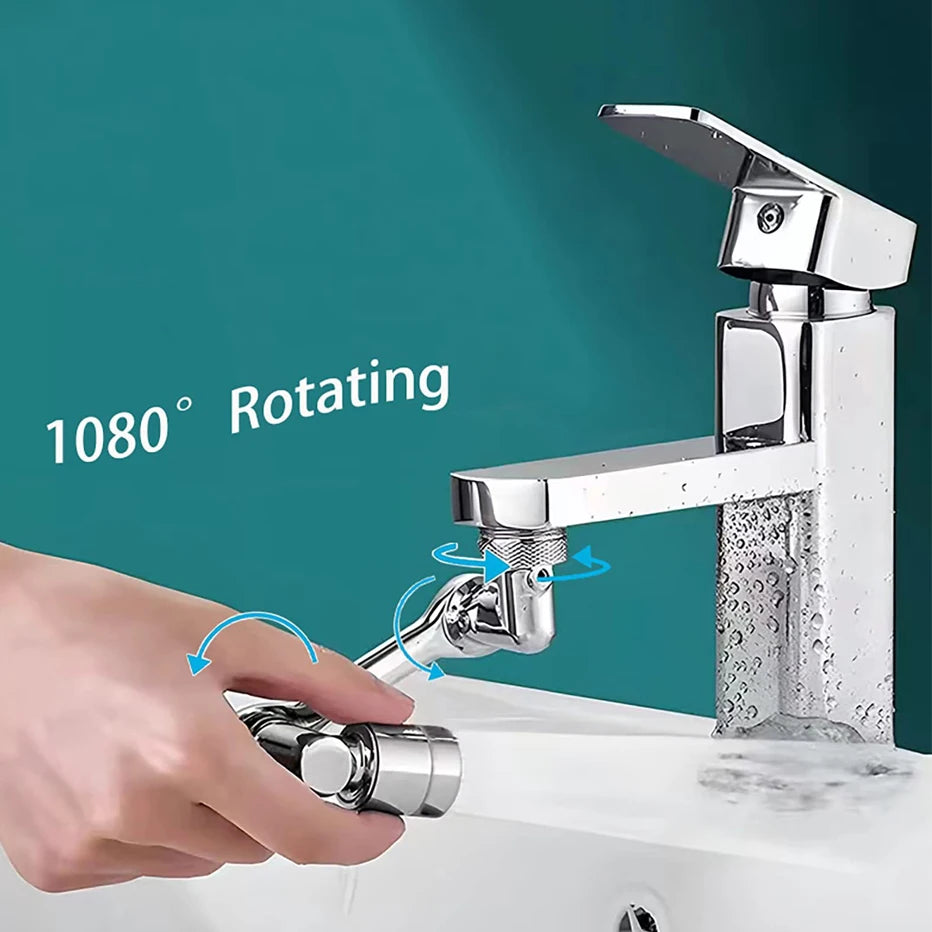 1080° Rotatable Extension Faucet Sprayer Head Water Tap