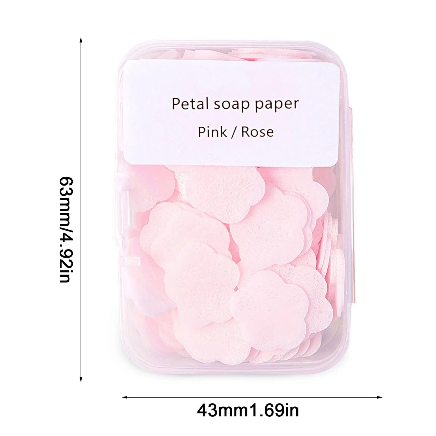 50Pcs Flower Shape Soap Paper Travel Soap Dishes Washing Hand Bath Clean Scented Slice Sheets Foaming Paper Soap Soap Dishes