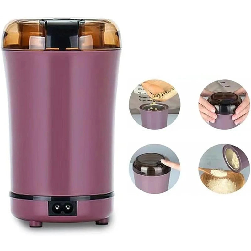 Multifunctional Grinder Electric Pill Crusher, Grinder For Large Pills to Fine Powder, Small Dose Coffee Bean Grinder