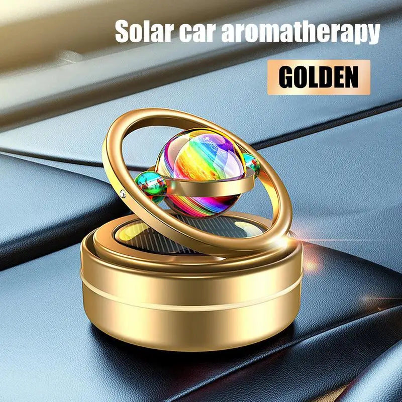 Solar Car Air Freshener Rotating Aromatherapy Diffusing Accessories Interior Durable Original Perfume Accessories Men Women