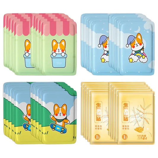 10pcs Winter Cartoon Cute Portable Hand Warmer Instant Heating Pad Reusable Mini Cute Self-Heating Pack for Kids Students