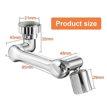 Universal 1080 °Swivel Robotic Arm Swivel Extension Faucet Aerator