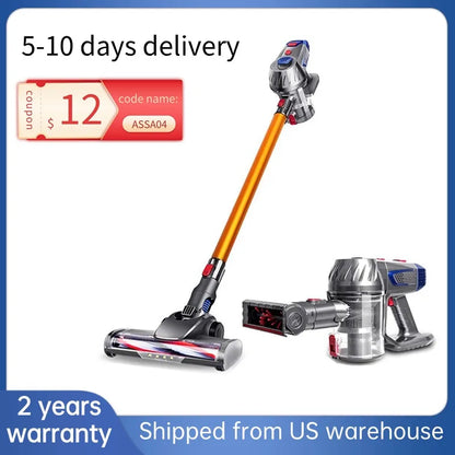 Wireless Handheld Vacuum Cleaner For Home Electric Broom 20kPa Powerful Suction Carpet Floor Bedding Cleaner Removable Battery