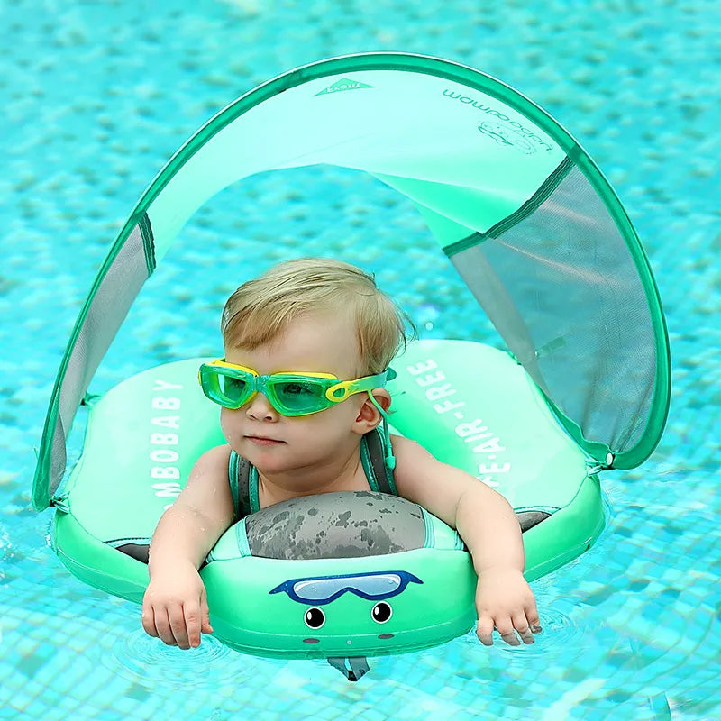 Mambobaby New Non-Inflatable Baby Floaty Smart Swim Trainer