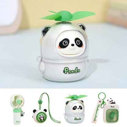 Personal Fan USB Rechargeable Mini Fans With Cartoon Design