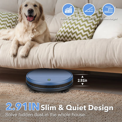 GOOVI BR151 Robot Vacuum Cleaner 6000Pa Strong Suction, Smart Home Support Wifi