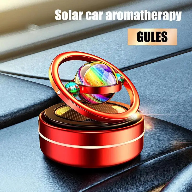 Solar Car Air Freshener Rotating Aromatherapy Diffusing Accessories Interior Durable Original Perfume Accessories Men Women