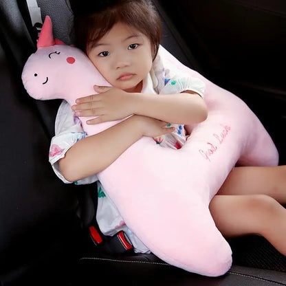 H-Shape Children Travel Pillow Cushion Unicon Pattern