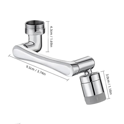 Universal Rotation Extender Faucet Aerator Splash Filter Kitchen Tap Washbasin Faucets Bubbler Nozzle Robotic Arm