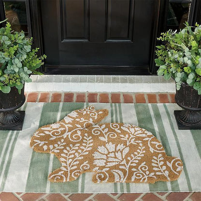 Happy Easter Funny Rabbit Shaped Doormat Theme Doormat For Entrance Way Welcome Mat With Slip Rubber Back Home Kitchen Rugs