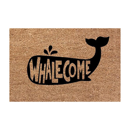 Whalecome Letters Door Mats Entrance Door Anti-Slip Living Room Hallway Floor Mats Kitchen Bathroom Rug Carpets Bedside Foot Mat