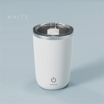 Automatic Self Stirring Magnetic Coffee Mugs USB Rechargeable Stainless Steel Milk Mixing Cup Smart Mixer Water Bottle