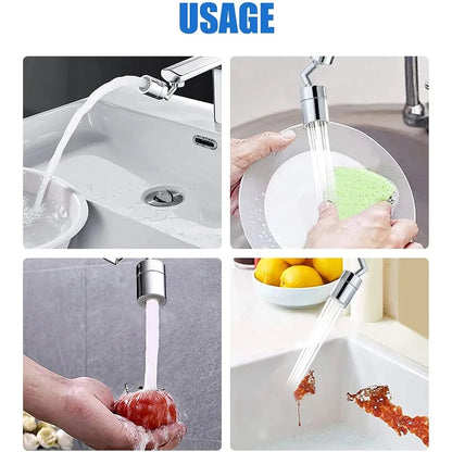 720°Universal Kitchen Faucet Anti-splash Aerator