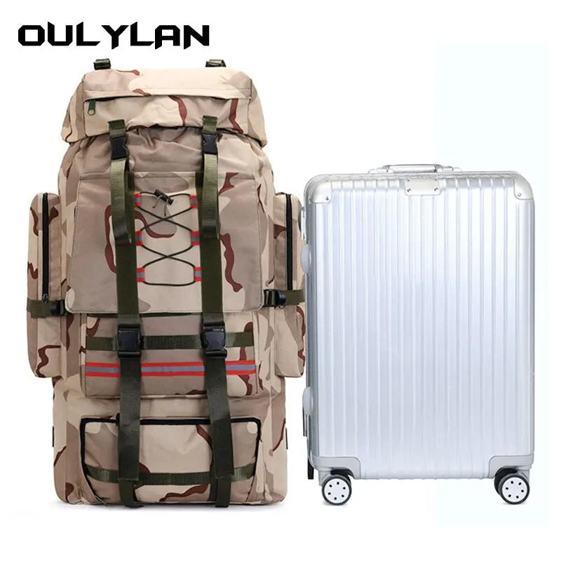 New 130L Outdoor Extra Large Backpack Travel Bag Tent Camping Rescue Super Capacity Luggage Backpack for men and women