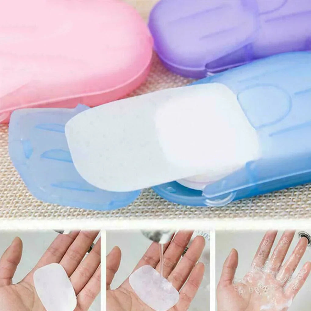 200/100PCS Travel Soap Paper