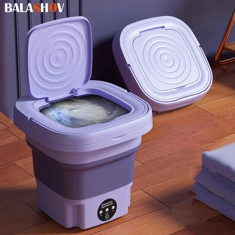 8L Portable Small Travel Washing Machine