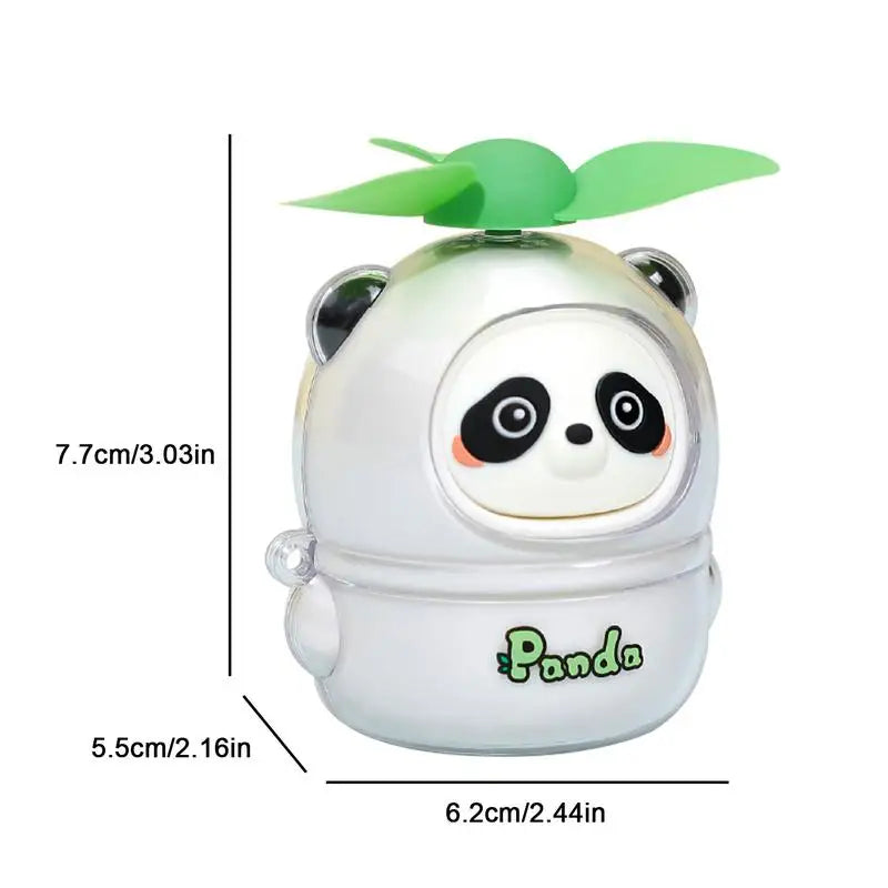 Personal Fan USB Rechargeable Mini Fans With Cartoon Design