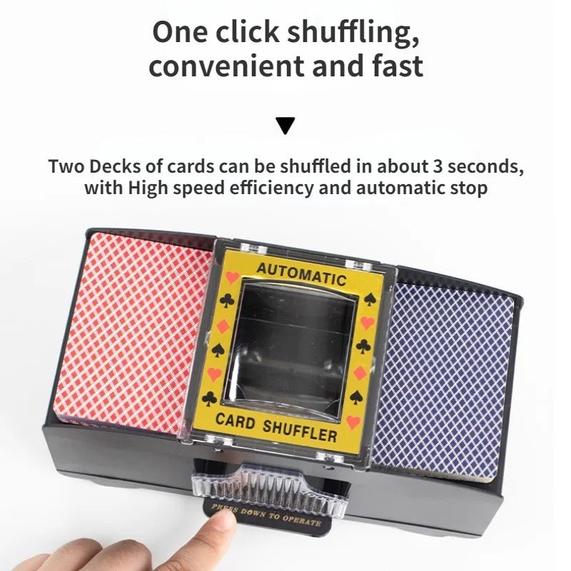 New Automatic Poker Card Shuffler Games Shuffling Machine