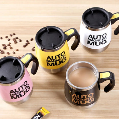 New Automatic Self Stirring Magnetic Mug Stainless Steel Coffee Milk Mixing Cup Creative Blender Smart Mixer Thermal Cups