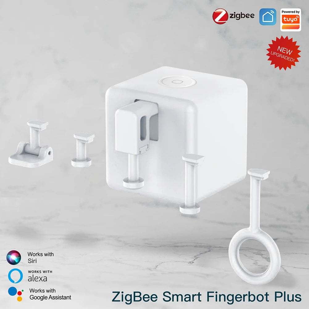 Tuya Zigbee Fingerbot Button Pusher APP/Voice Control Mechanical Arm Button Pusher for Siri Google Assistant Alexa Smart Home