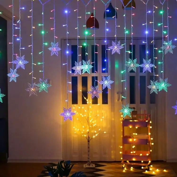 3.2M Christmas Snowflakes LED String Lights