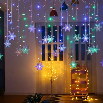 3.2M Christmas Snowflakes LED String Lights