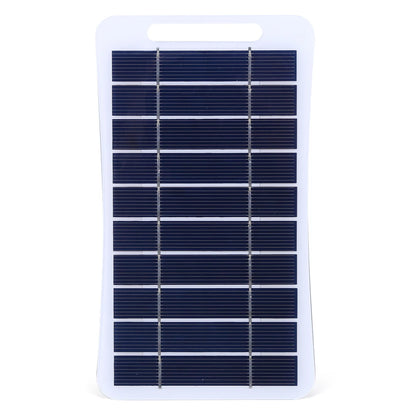 2W 5V Portable Solar Panel USB Battery Charger Solar Panel Kit Waterproof Phone Power Bank for Camping Backpacking Hiking