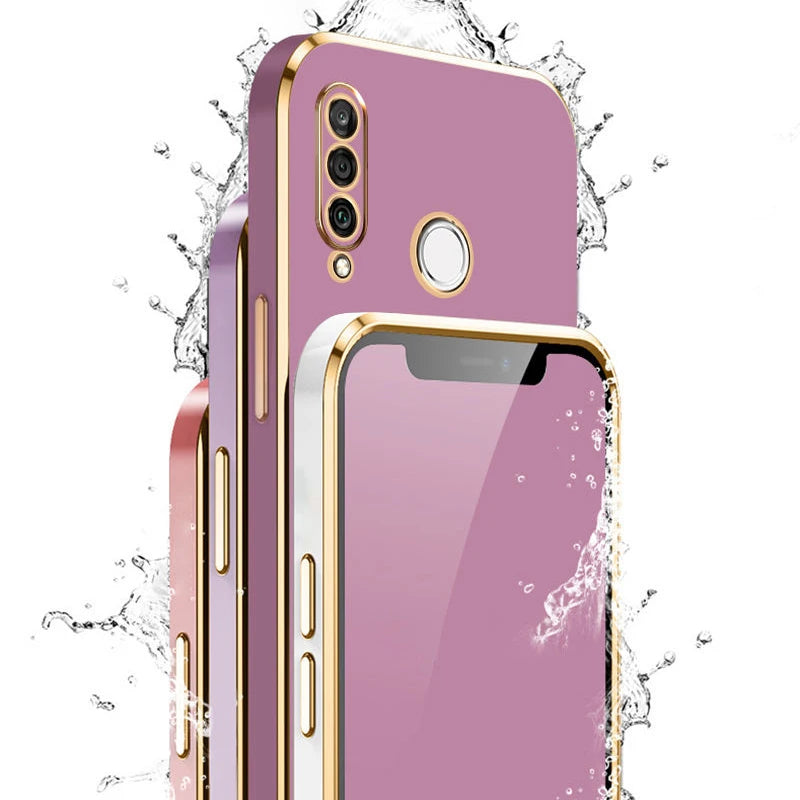 For Huawei P30 lite Case Huawei P30 lite Phone Case MAR-LX1A MAR-LX3A MAR-LX2J Case Luxury Square Plating Shockproof Back Cover