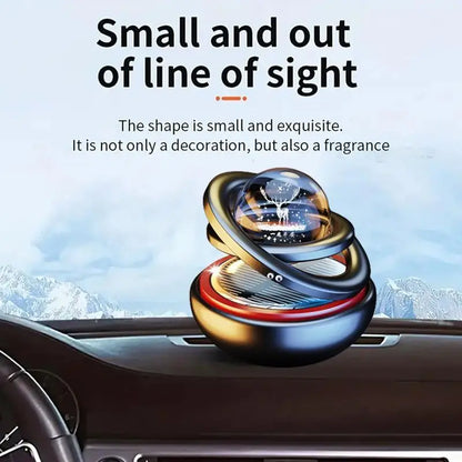 Solar Car Air Freshener Rotating Aromatherapy Diffusing Accessories Interior Durable Original Perfume Accessorires Men And Women