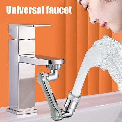 All Metal 1080° Universal Rotation Faucet Extender Sprayer Head Kitchen Robot Arm Extension Faucets Mixer Aerator Bubbler Water