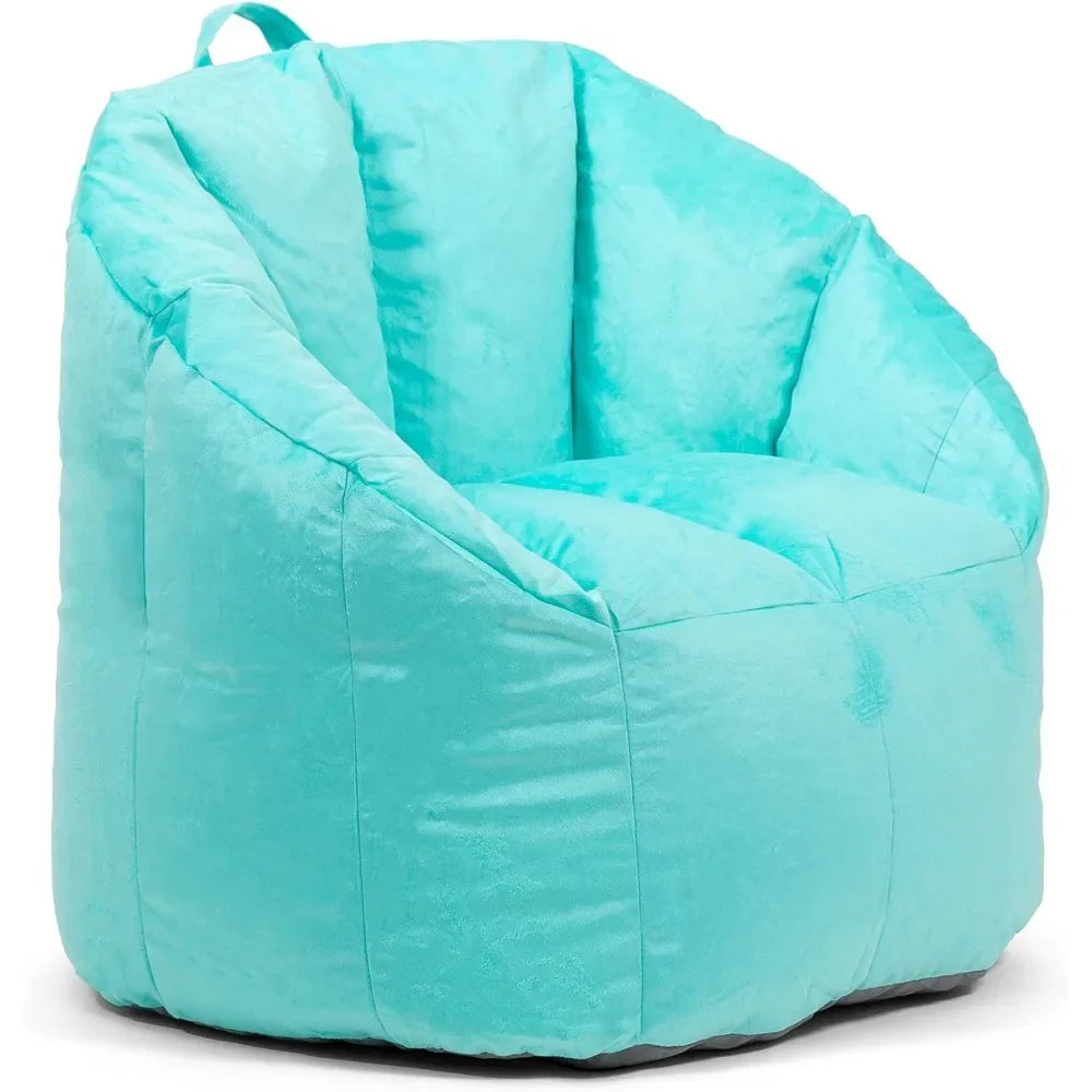 Adult and children's bean bag sofa, filled sofa, bean bag chair seat, soft cushion seat,made of mint plush, soft polyester fiber