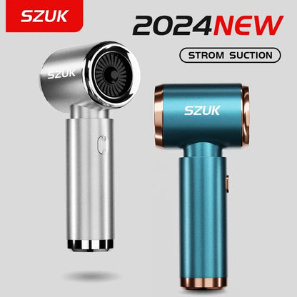 SZUK Mini Car Vacuum Cleaner Wireless Powerful Portable Cleaning Machine Handheld for Car Blow 2 In 1 Home Appliances