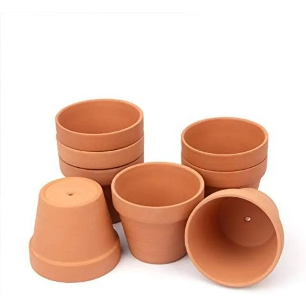 [26 Pack] 4" Planter Nursery Pots Terracotta Pot Clay Pots Clay Ceramic Pottery Cactus Flower Pots Succulent Nursery Garden